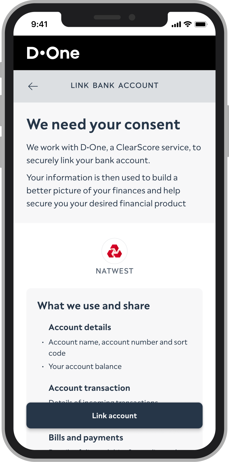Prompt user to connect