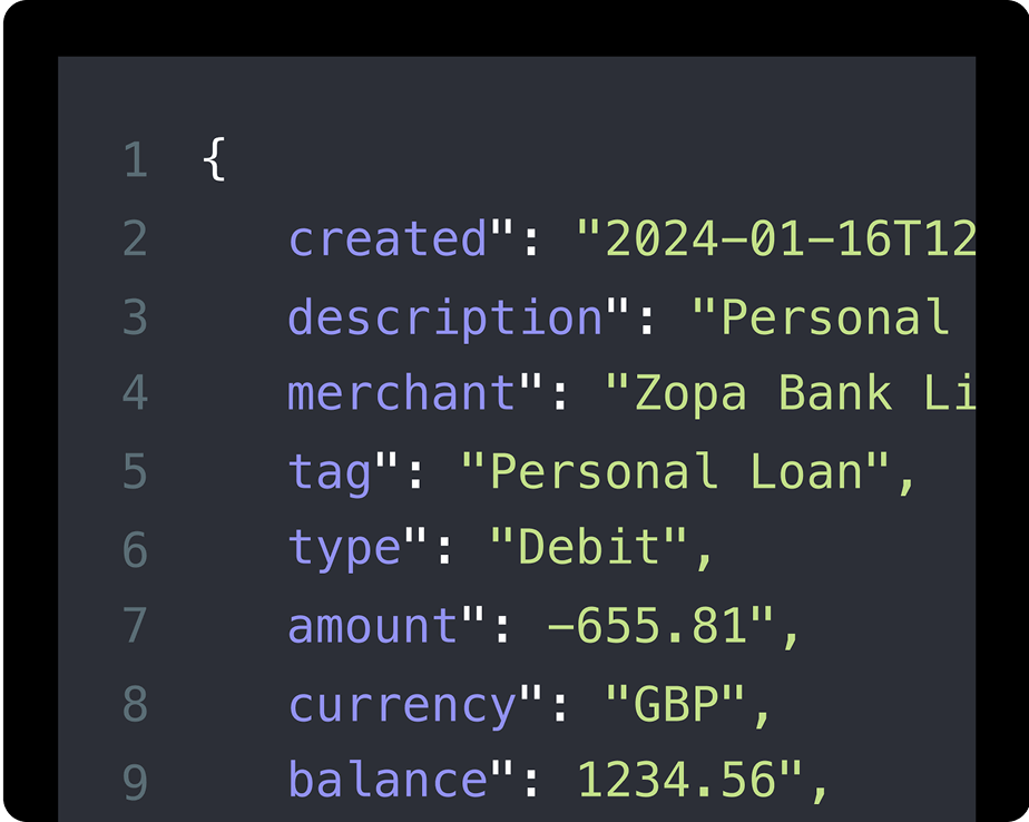 Via API